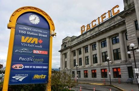 Vancouver, Canada Line, aeropuerto, tren, Via Rail