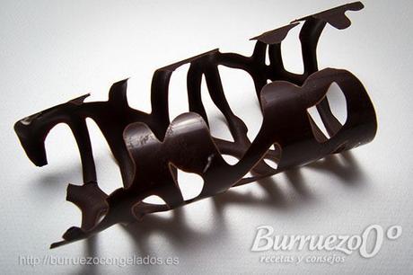 Formas redondeadas de chocolate