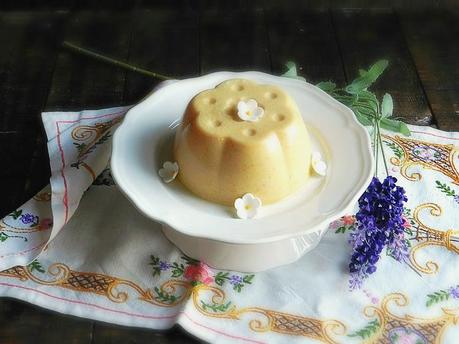 Flan de caqui persimon