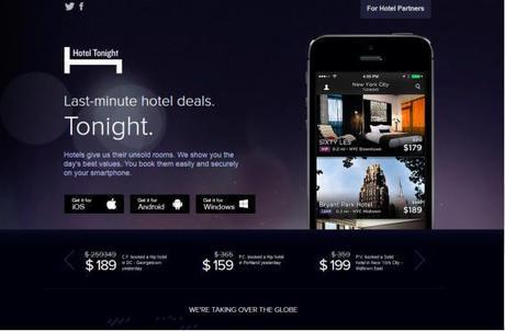 HotelTonight, premio a la mejor app de viajes en los International Business Awards, y a la mejor aplicación Lifestyle en los Tabby Awards HotelTonight, premio a la mejor app de viajes en los International Business Awards, y a la mejor aplicación Lifestyle en los Tabby Awards