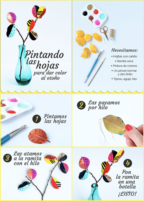 TUTORIAL DIY: Pintando las hojas