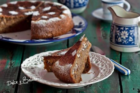 Bizcocho de Calabaza y Nueces en Olla Programable