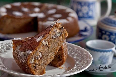 Bizcocho de Calabaza y Nueces en Olla Programable