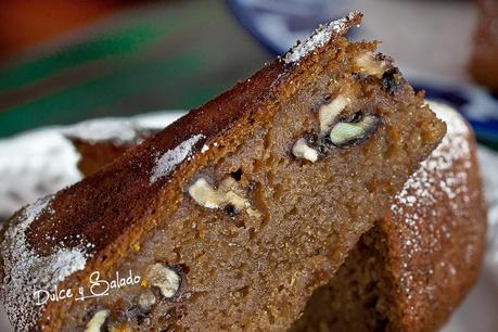 Bizcocho de Calabaza y Nueces en Olla Programable