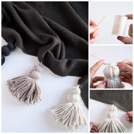DIY: HACER UNA MANTA CON TASSEL DE LANA