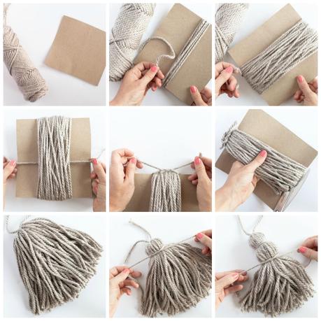 DIY: HACER UNA MANTA CON TASSEL DE LANA