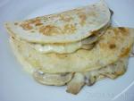 Tortilla de queso y champiñones - Cocina de Valen