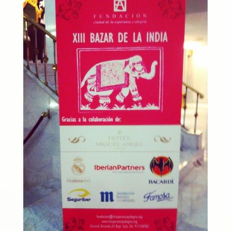 El XIII #BazarDeLaIndia el acontecimiento solidario que da el pistoletazo de salida a #LaNavidad en #Madrid #FundaciondelaEsperanzaYlaAlegria #Solidaridad #compras #shopping