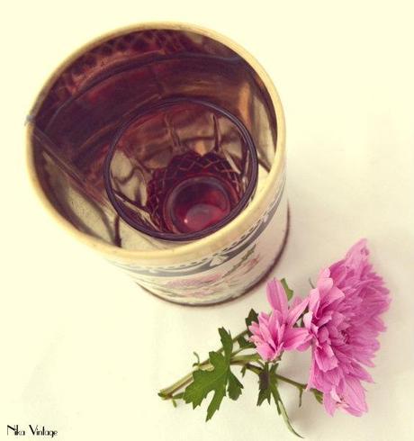 diy, hazlo tu mismo, arreglo floral, bote metalico, flores,