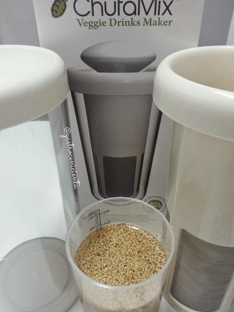Leche casera de Sésamo + Batido de Papaya (Chufamix)
