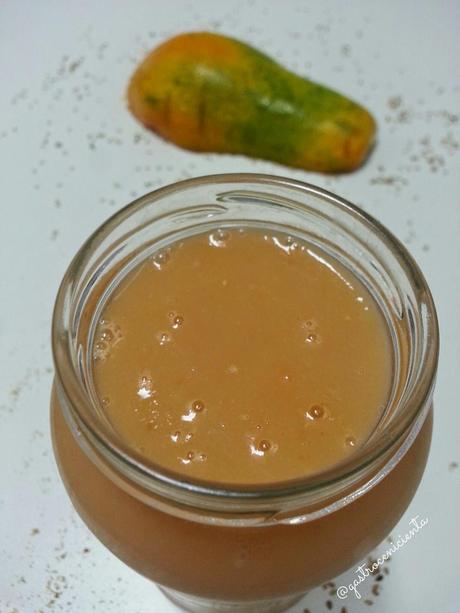 Leche casera de Sésamo + Batido de Papaya (Chufamix)