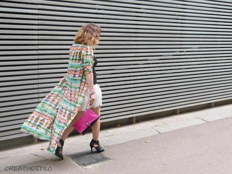 Look con kimono tie dye