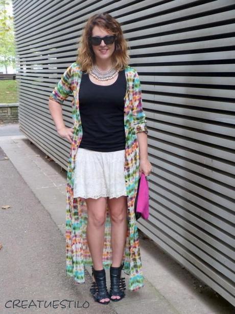 Evento en Bilbao, Party CIB Look con kimono tie dye