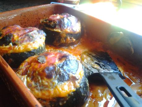 ZAPALLITOS RELLENOS DE VERDURAS Y QUESO