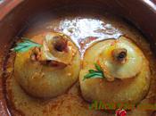 Cebollas rellenas salsa sidra