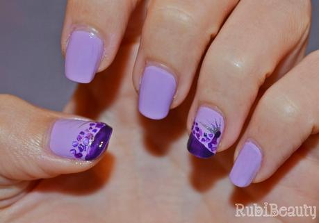 nail art rubibeauty kiko lavanda 330 manicura sencilla