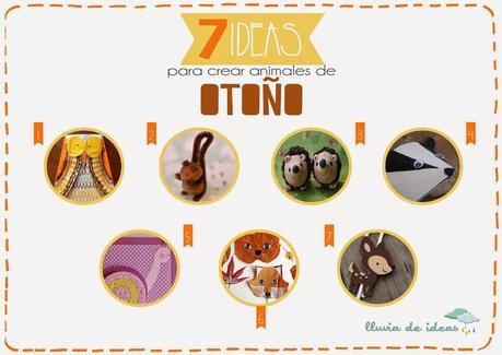 Recursos: Ideas para crear animales de otoño Recursos: Ideas para crear animales de otoño