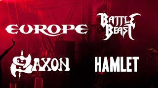 Europe, Saxon, Hamlet y Battle Beast se suman al Rock Fest Bcn 2015