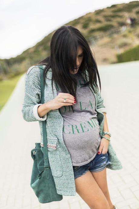 barbara crespo pregnancy outfits review pregnant street style fashion blogger outfit blog de moda