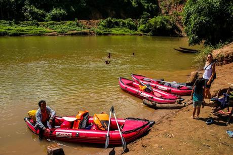 kayaking en Luang Namtha