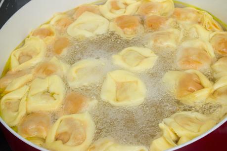 Raviolis de boloñesa a la barbacoa