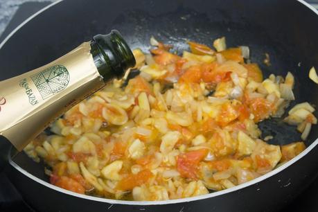 Raviolis de boloñesa a la barbacoa