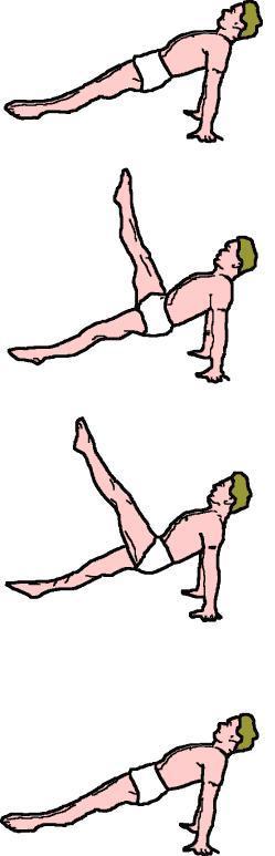 Ejercicios Pilates: Leg Pull Back Support