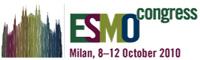 Logo del 35 Congreso de la Sociedad Europea de Oncología Médica, celebrado en Milán (Italia), del 8 al 12 de octubre de 2010