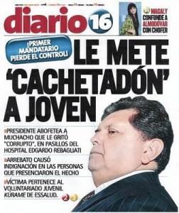 Alan García, una cachetada y el silencio de la prensa