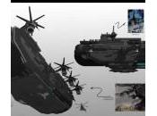 Vengadores Concept Art: Helitransporte Shield