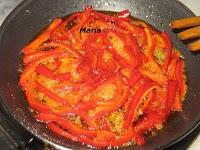 Philadelphia Duo con pimientos rojos confitados