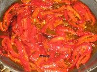 Philadelphia Duo con pimientos rojos confitados