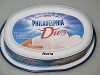 Philadelphia Duo con pimientos rojos confitados