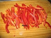 Philadelphia Duo con pimientos rojos confitados