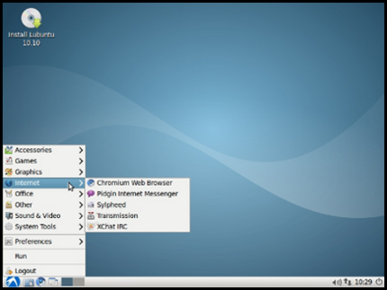 lubuntu 10.10