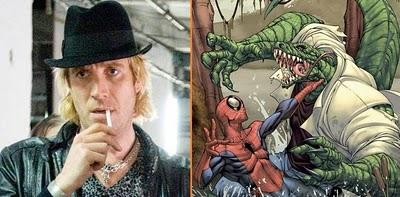 ¿Reptiles como villanos en Batman 3 y Spiderman 4?