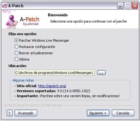 a-patch-1 A-Patch para Windows Live Messenger Wave 4 liberado
