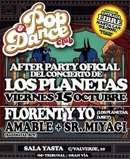 After Party Oficial De Los Planetas