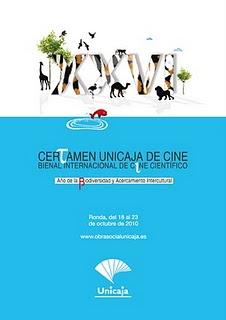 El XXVI Certamen Unicaja de Cine,  Bienal Internacional de Cine Científico arranca el lunes en Ronda (Málaga)
