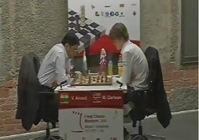Magnus Carlsen en Bilbao Final Masters 2010 (6ª RONDA)