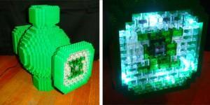 La bateria de Green Lantern, legolizada