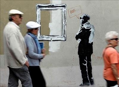 A la defensa de un ¿Banksy? en San Sebastián