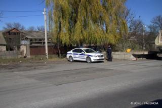 CONTROL DE POLICÍA CERCA DE GORI