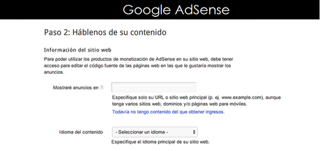 Tutorial: Activar AdSense en el blog