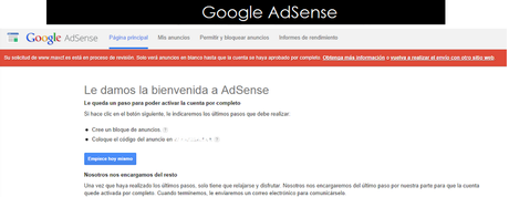 Tutorial: Activar AdSense en el blog