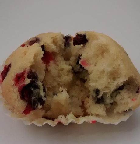 Magdalenas con arándanos.