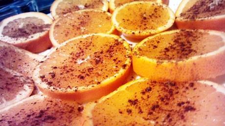 naranja a la canela