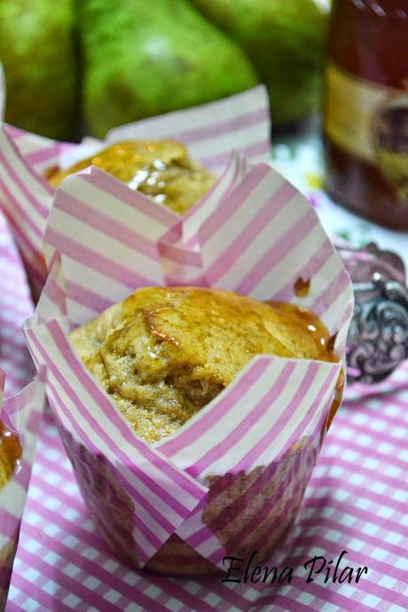 Muffins de pera y miel