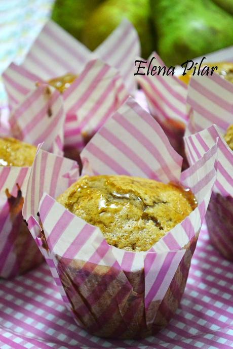 Muffins de pera y miel