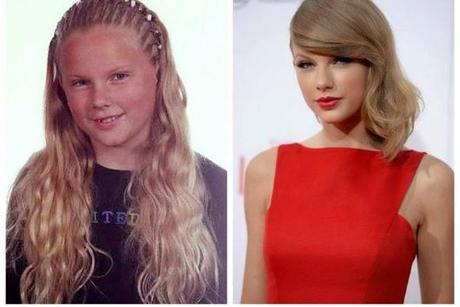 Taylor Swift antes y después